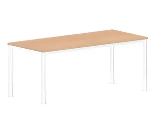 in hoogte verstelbaar bureau 720-840x1800x800mm hout NE-esdoorn - 1