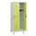 schoollocker,HxBxD 1630x600x500mm,2vak,vak B 300mm,draaigrendel,voeten