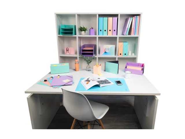 Onderlegger karton A quarel 575x375 blauw