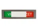Infobord Deurbordje Vrij Bezet Groen Rood 150x40mm