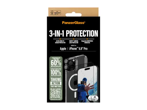 PanzerGlass 3-in-1 Protection Bundle iPhone 16 Pro Max, Apple, Appl