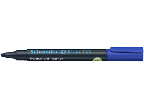 Permanent marker Schneider Maxx 133 schuin 1-4mm blauw