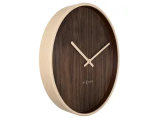 Wandklok NeXtime Oslo 30 cm bruin - 2