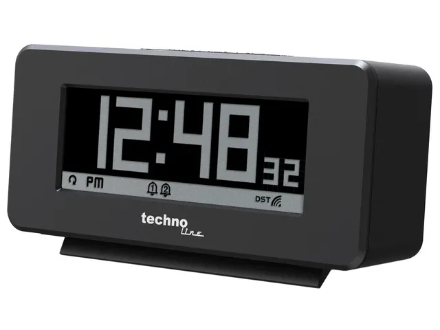 Wekker Technoline WT 295 120x57x45mm zwart