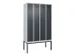 locker voor scheiding van kleding,HxBxD 2120x1200x500mm,4vak