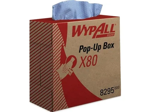 WypAll 8295 doek X80 Hydroknit 1-laags staalblauw 42.7x21.2cm