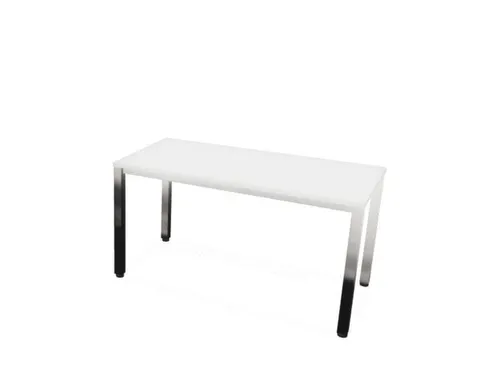 vergadertafel,HxBxD 740x1400x700mm,rechthoekig,Bl-wit