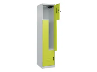 Z-garderobekast,HxBxD 1850x400x500mm,vak B 200/400mm,draaigrendel - 2