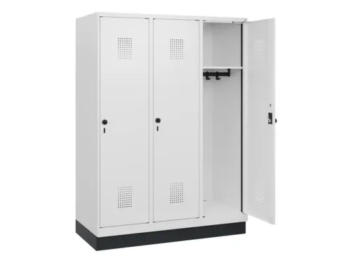 schoollocker,HxBxD 1630x1200x500mm,3vak,vak B 400mm,draaigrendel