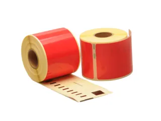 Dymo Compatible Label 99014 54x101mm Rood - 1
