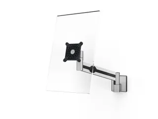 Monitor beugel met arm voor 1 scherm muurbevestiging Zilver 21-27 inch - 2