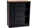 Euroseats Schuifdeurkast 105x90x40cm Zwart