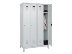 locker,HxBxD 1950x1200x500mm,4vak,vak B 300mm,cil.-slot,voeten