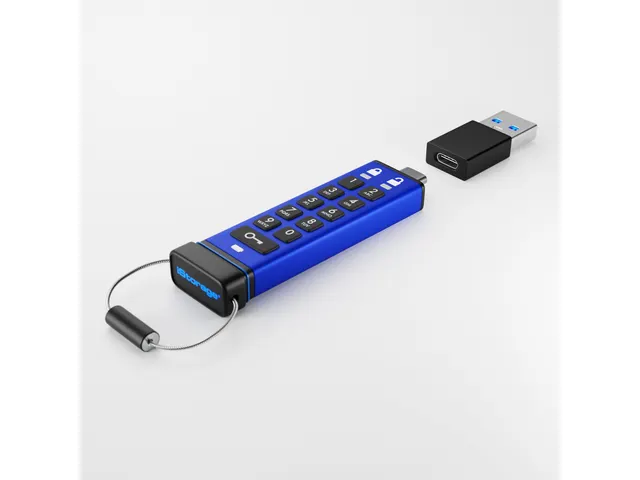 iStorage datAshur PRO+C, 256 GB, USB Type-C, 3.2 Gen 1 (3.1 Gen 1), 31