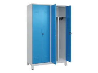 PBM-locker,HxBxD 1950x1200x500mm,4vak,vak B 300mm,draaigrendel - 2