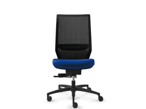 Dauphin Bureaustoel Shapemesh Plus met synchroonmechanisme Blauw