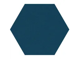 Prikbord Zeshoek Blauw kleur 2214 Bulletin Paneel Ø 60cm frameloos