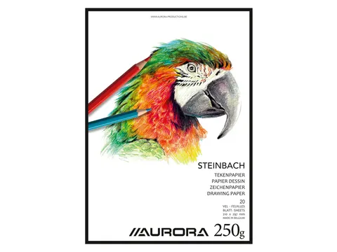Tekenblok Aurora A4 20 vel 250 gram Steinbach papier