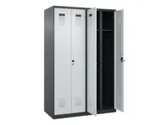 locker voor scheiding van kleding,HxBxD 1850x1200x500mm,4vak