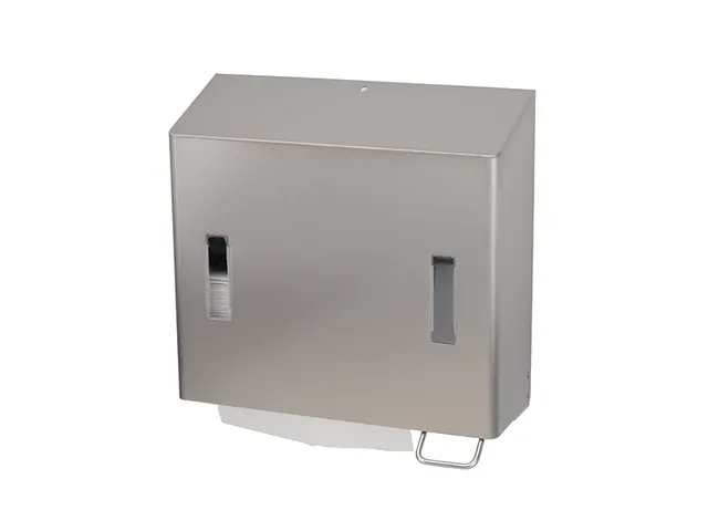 Rvs Combinatiedispenser Zeep Rechts & Handdoekdispenser Fingerproof