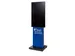 Support écran sur pied avec écran Samsung 50 inch QRM et textile