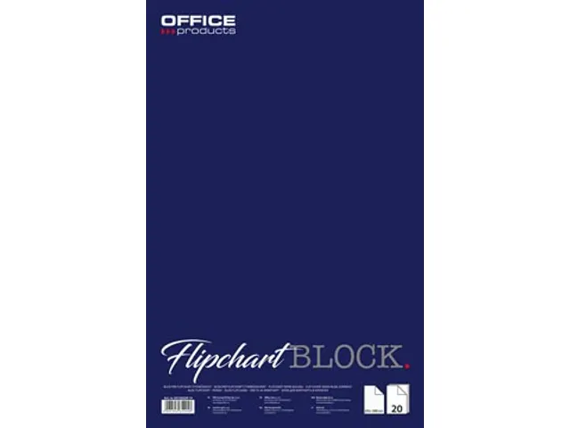 Office Products Flipoverpapier 65x100cm Geruit 20 vel