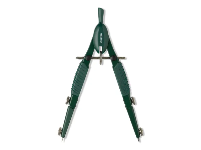 Set de compas Aristo avec porte-mine Topline Mystic green