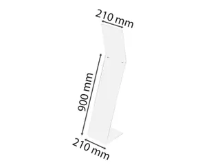Presentatiestaander plexi A4 staand - 5