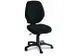 chaise de bureau pivotante,Mécan. synchrone,assise tissu noir