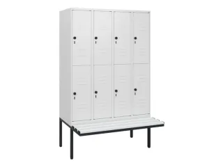 Dubbeldekse dekenkist,HxBxD 1950x1200x815mm,4x2vak.,vak B 300mm - 1