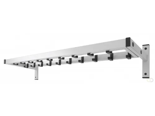 Wand Kapstok Vepa Bins Safe met 19 haken grijs