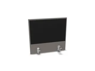 opzetpaneel,v. bureau,aanbouw achter,B 600mm,hout opprikbaar,Bl-wit, - 1