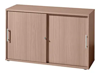 Schuifdeurkast Hxbxd 748X1200X400Mm 2 Oh Kastromp/front Noten/noten - 1