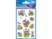 Étiquette en papier Z-design Creative 3 feuilles violettes