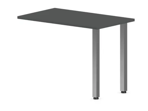 table de rallonge haut. régl. HxlxP 720-840x1000x600mm MS-gris foncé