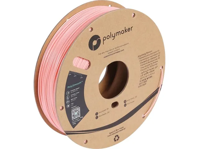 Polymaker 3D filament PolySmooth PVB 1.75mm Roze 0.75kg