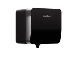 Poetspapierdispenser Satino CF1 Hyginity Plus medium zwart 333417