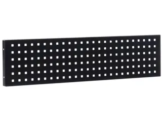 zichtscherm,v. balie,HxB 250x750mm,perforatieplaat,zwart - 1