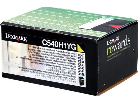C540H1YG LEXMARK C54x/X54x toner yellow