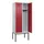 locker,HxBxD 2120x800x500mm,2vak,vak B 400mm,cil.-slot,voetonderstel