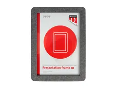 Presentatieframe Quantore A4 Vilt Grijs gerecycled PET
