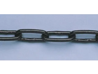 afzetketting,v. trottoirpaal,kettingelementen 5x36mm,staal,RAL7021 - 1