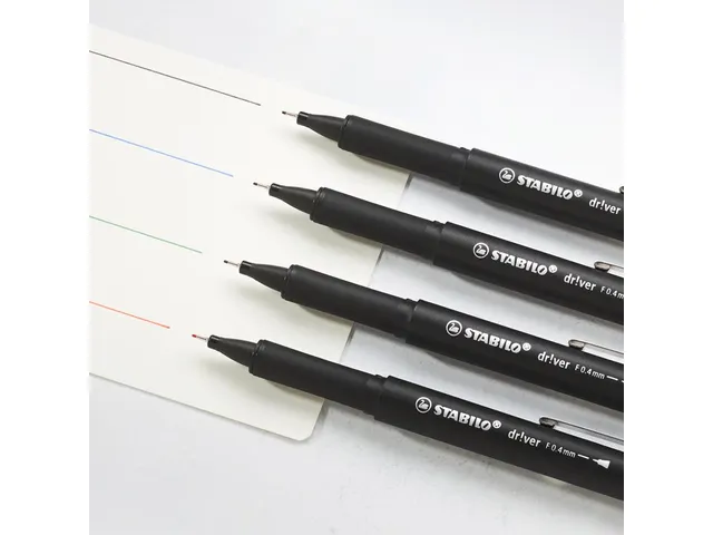 Dr!Ver Fineliner 0,4 - 0,8 Mm assorti
