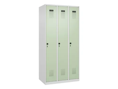 locker voor scheiding van kleding,HxBxD 1850x900x500mm,3vak