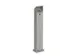Combi-asbakstaander vierkant staal 2/5 liter 1150x180x150mm Zilver