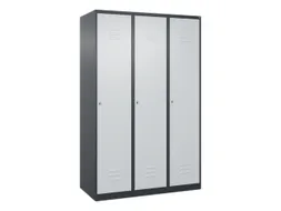 locker voor scheiding van kleding,HxBxD 1850x1200x500mm,3vak