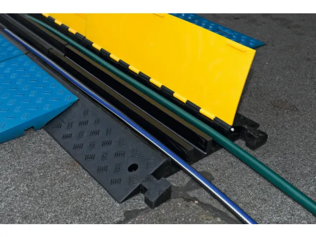 set rolstoeloprijplaat,v. kabelbrug,B 440mm,overrijd H 75mm