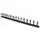 Verticale kabelmanager met D-ring haken 20U 91 cm