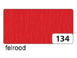 Crêpepapier Folia 50x250cm 10vel 134 vuurrood