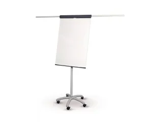 Verrijdbare Flipover MAULstandaard Stervormige voet - 2